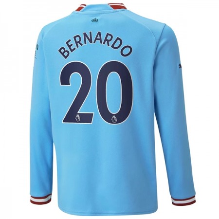 Manchester City Bernardo 20 Matchtröjor Hemma Fotbollströja 2022-2023 Långärmad Manchester City Bernardo 20 Matchtröjor Hemma Fotbollströja 2022-2023 Långärmad